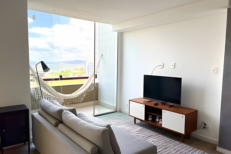 Linda cobertura com vista