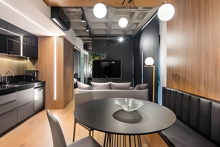 Loft conceito com área privativa