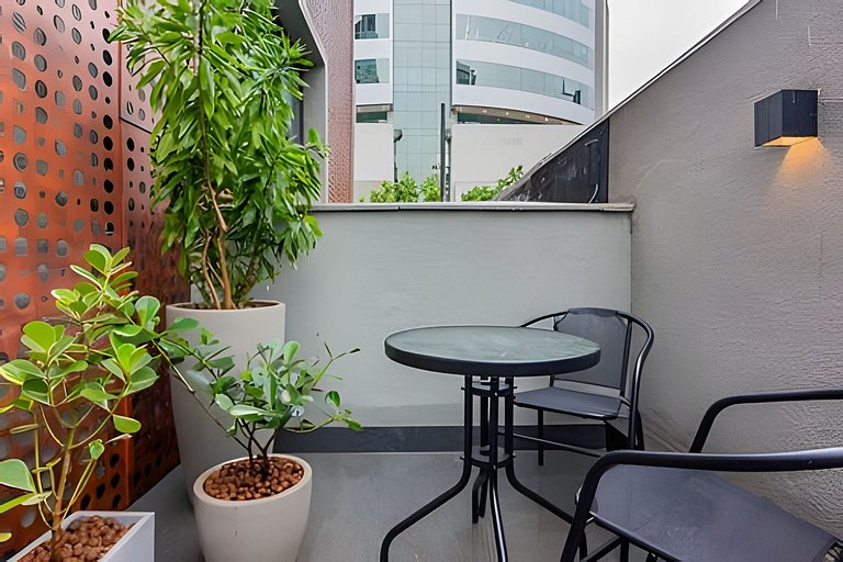 Loft conceito com área privativa