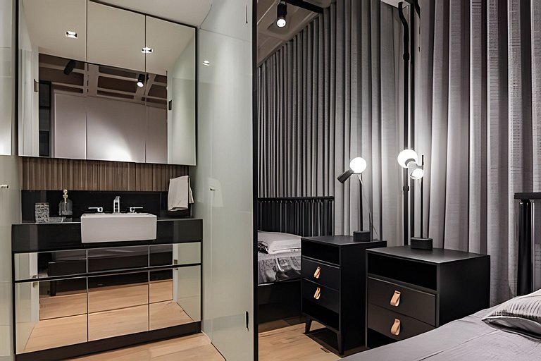 Loft conceito com área privativa