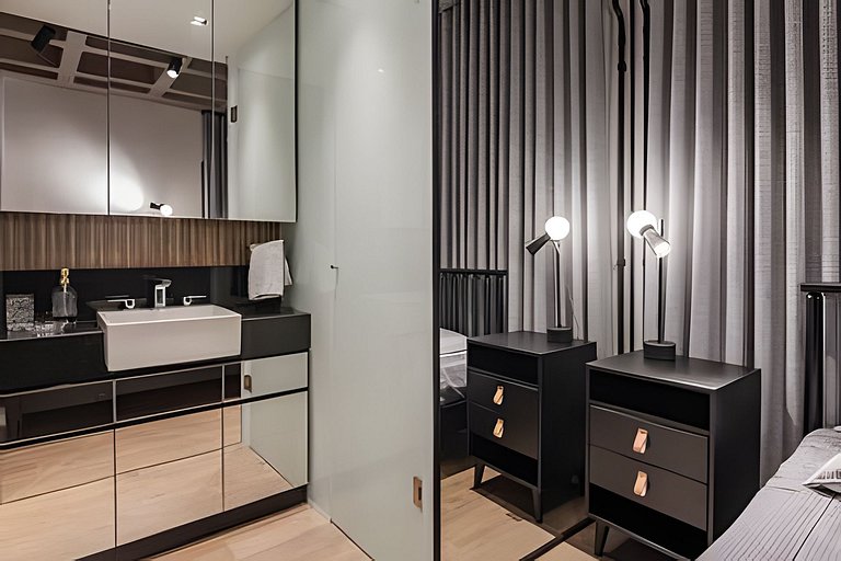 Loft conceito com área privativa