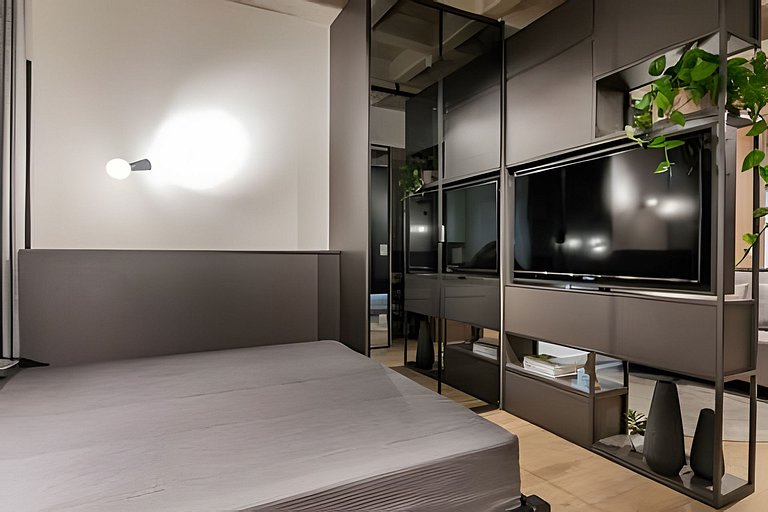 Loft conceito com área privativa