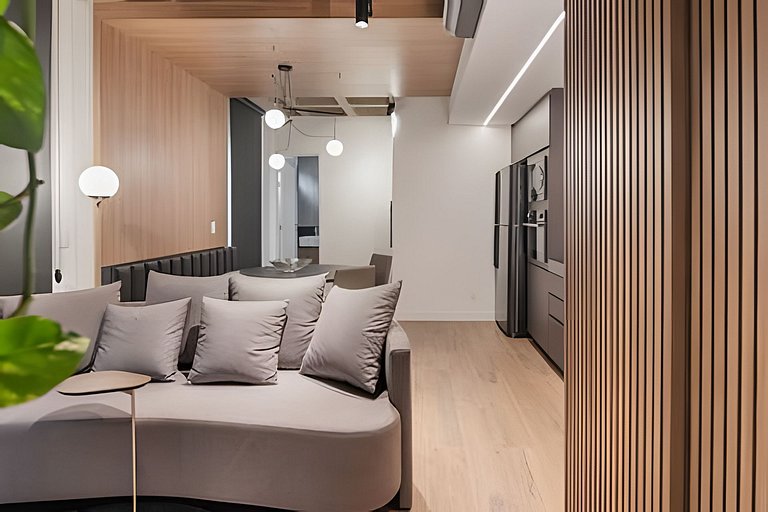 Loft conceito com área privativa