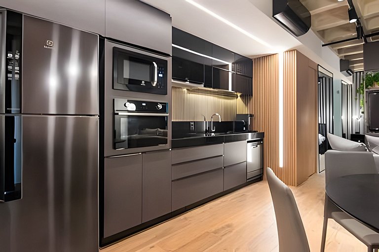 Loft conceito com área privativa