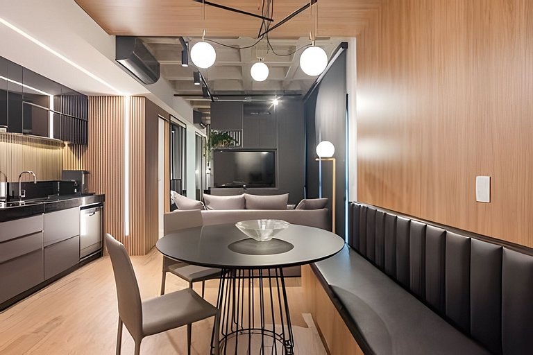 Loft conceito com área privativa