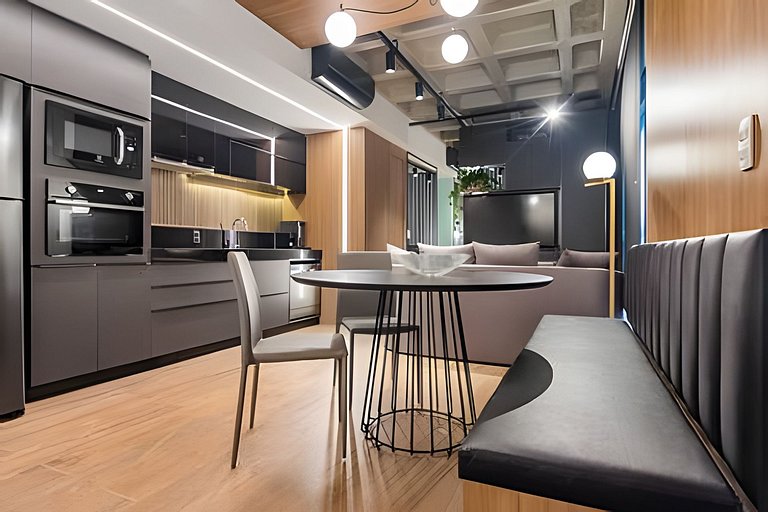 Loft conceito com área privativa