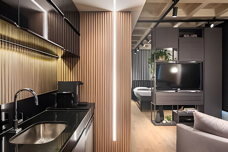 Loft conceito com área privativa