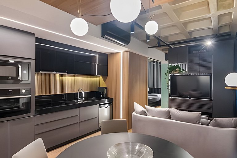 Loft conceito com área privativa