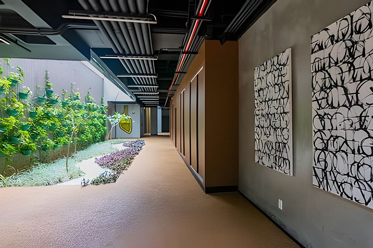 Loft conceito com área privativa