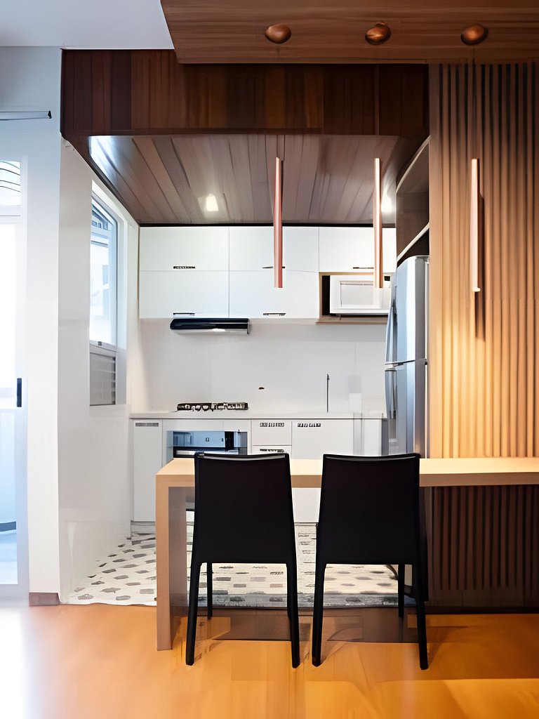 Apto Moderno com Vista e Piscina