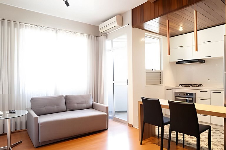 Apto Moderno com Vista e Piscina