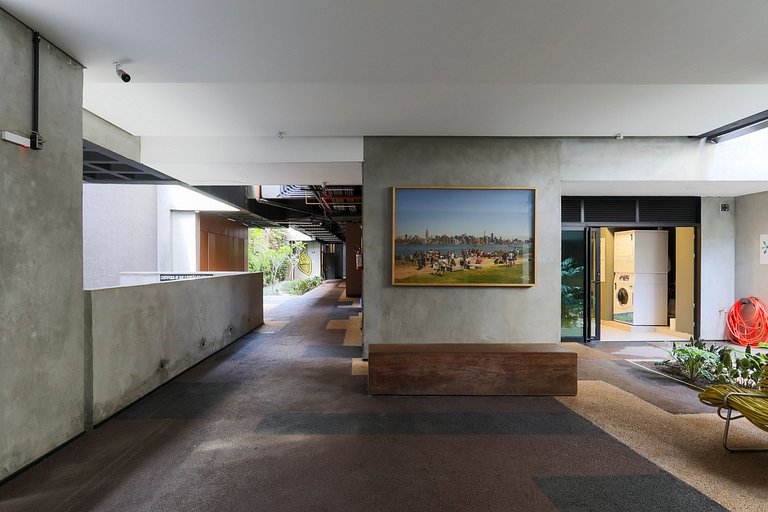 Lindo loft, localização incrível