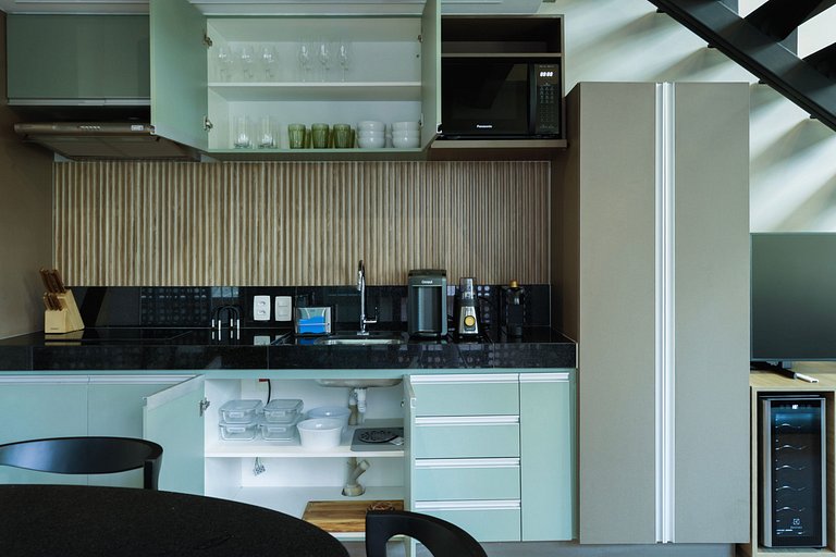 Lindo loft, localização incrível