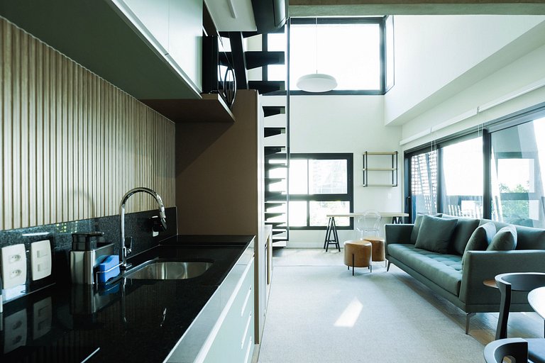 Lindo loft, localização incrível