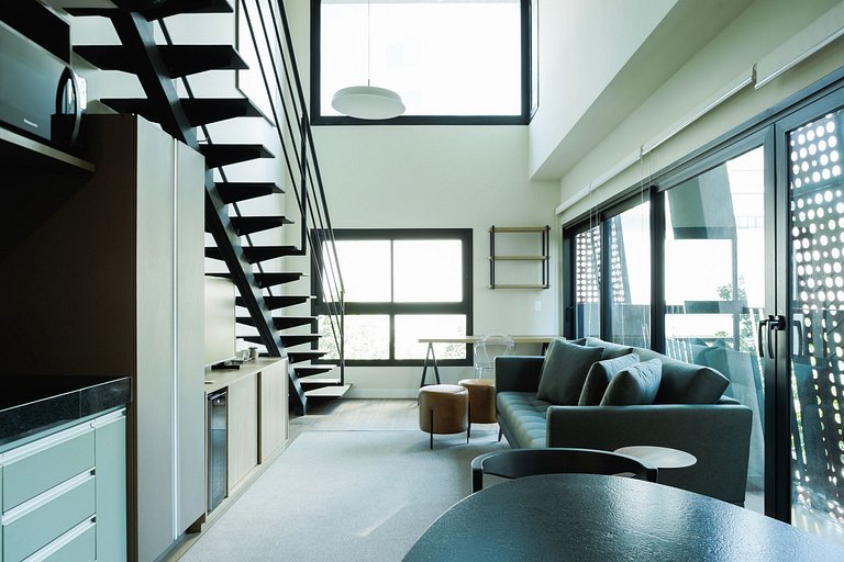 Lindo loft, localização incrível