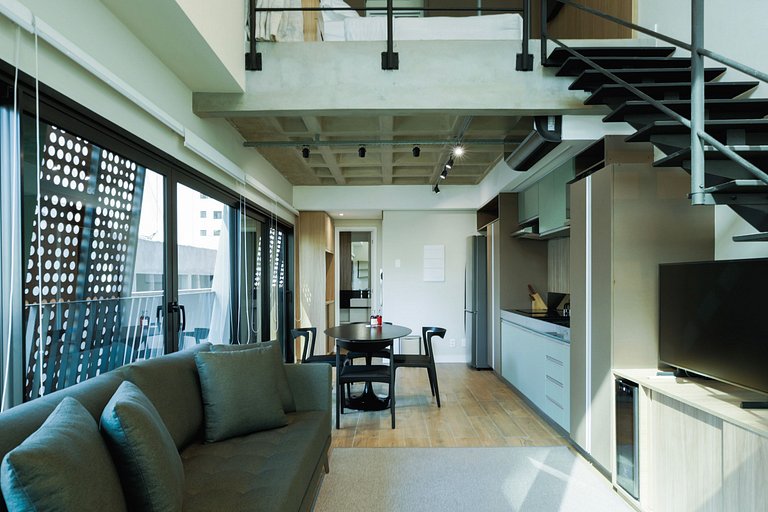 Lindo loft, localização incrível