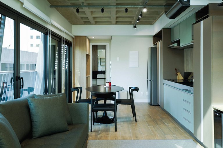 Lindo loft, localização incrível