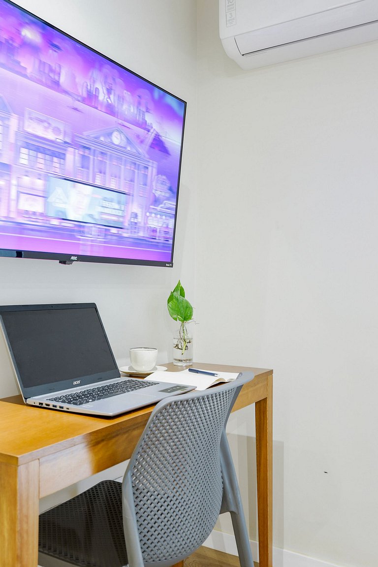 Estúdio novo e completo perto da Savassi