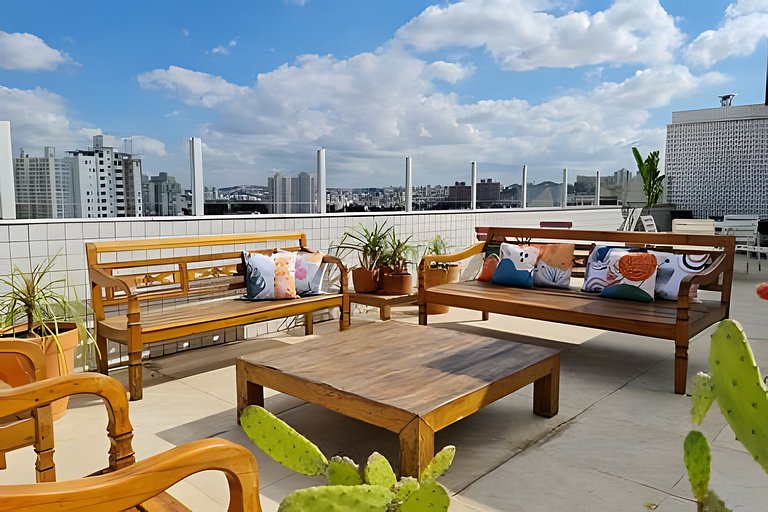 Casa Pantuso - Cobertura com vista e conforto