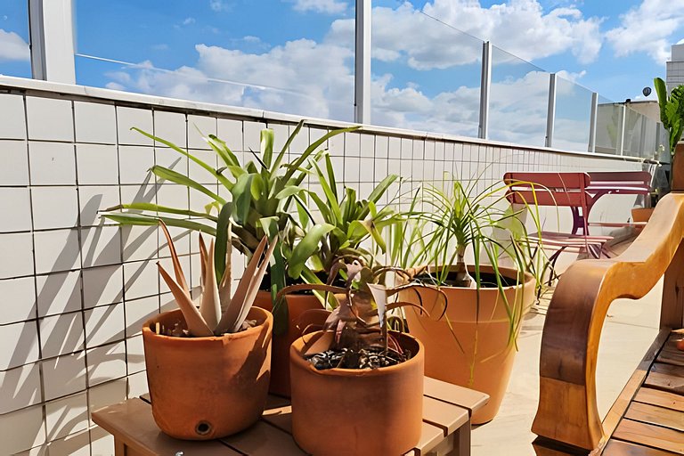 Casa Pantuso - Cobertura com vista e conforto